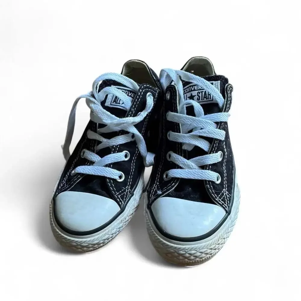 Converse All Star Youth Low Top Sneakers Black